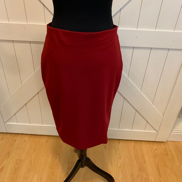 Reddish Burgundy Le Chateau Skirt for Women - Size Small - Picture 5 of 6